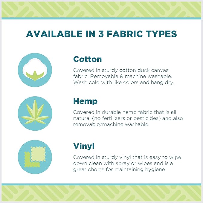 Bean Products Yoga Bolster - Made In The USA With Eco Friendly Materials - Round or Rectangular Support Cushions That Elevate Your Practice - Organic Hemp Cover