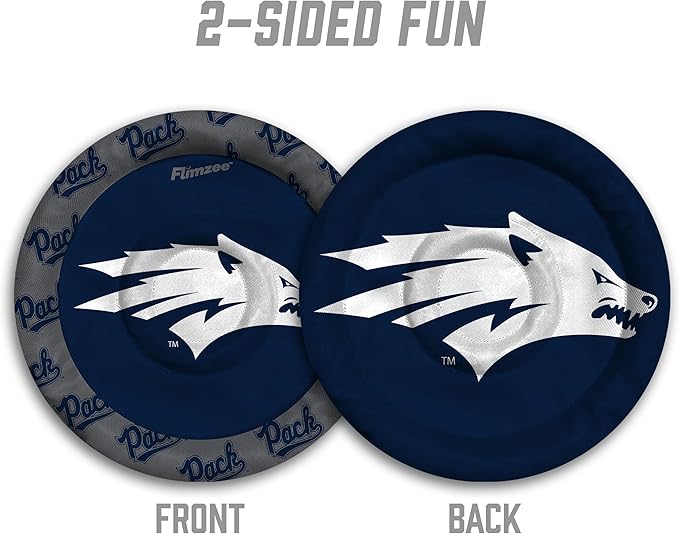 YouTheFan NCAA Nevada Wolf Pack Flimzee Bean-Bag Flying Disc