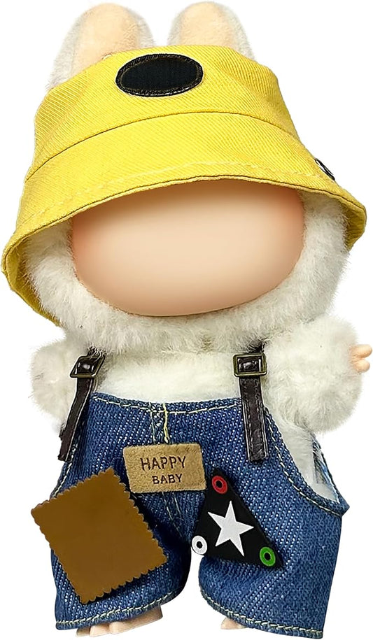 Clothes Fit for 27CM Doll, Fashion Doll Clothes Outfit Set Cute Theme Designer Toys Dress Accessories for Collector Fans Display (Star Yellow Hat)