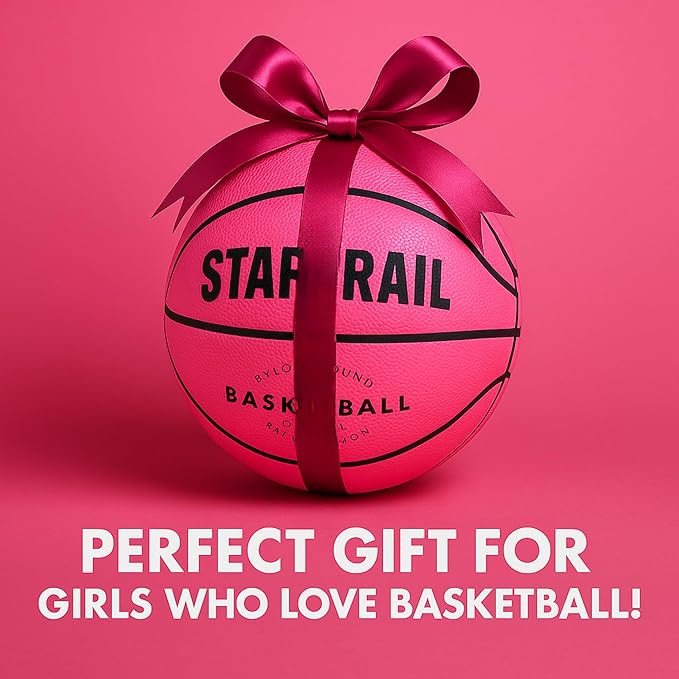 TOMLEON Light Up Basketball | Glow in The Dark Basketball | LED Basketball Size 7 | Glowing Basketball Ball | Lighted Basketball | Coolest Things for Boys & Girls | Toys for 10 Year Old Kids