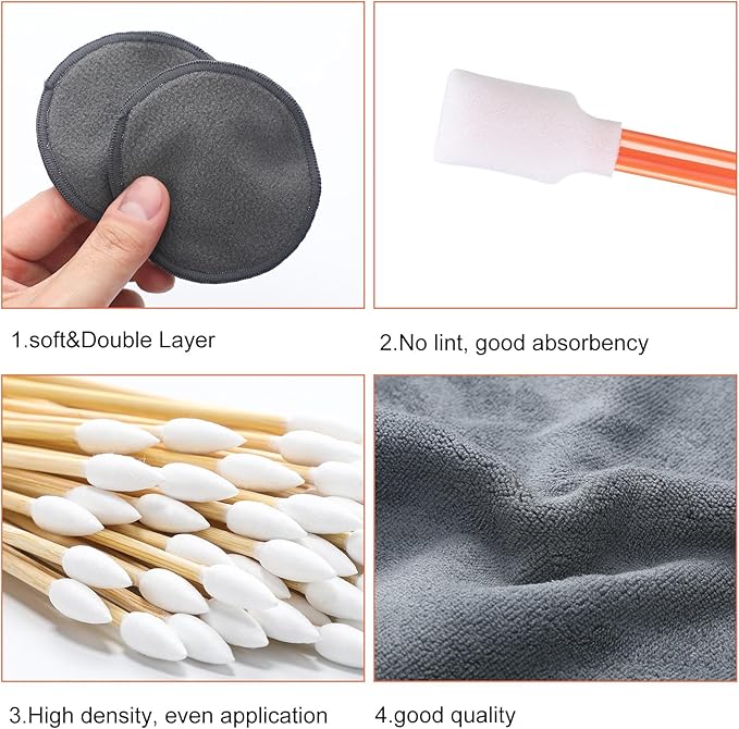 Leinuosen 228 Pcs Trade Card Flattening Kit, Card Cleaning Kit for TCG Collectors Collectible Cleaning Protect Supplies