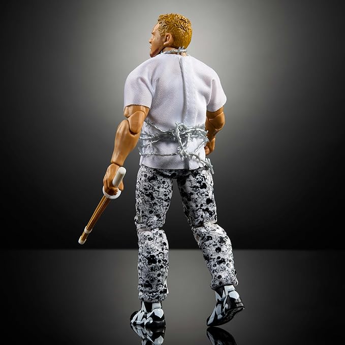Mattel WWE Elite Action Figure & Accessories, 6-inch Collectible The Sandman with 25 Articulation Points, Life-Like Look & Swappable Hands