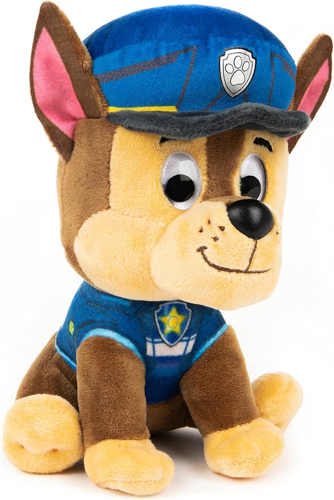 GUND PAW Patrol: The Movie Chase Plush Toy, Premium Stuffed Animal for Ages 1 and Up, 6”