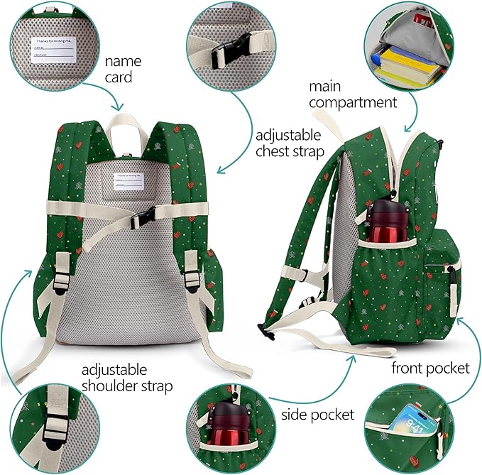 Kids Backpack for Boys Girls: Backpack 6-10 - Kindergarten Elementary School Bookbag for Girl