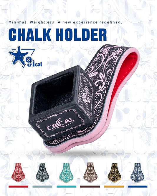 CRICAL Portable Magnetic Pool Chalk Holder Square Chalk Cube Holder Billiard Cue Accessory Gift Idea