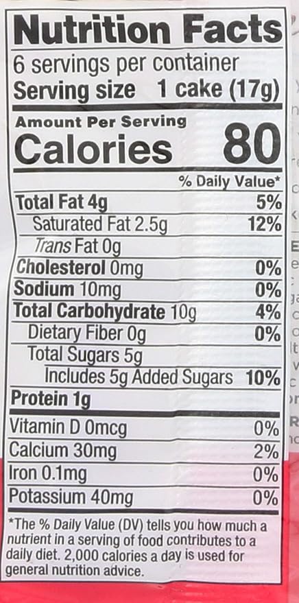 Element Snacks Organic Rice Cake Strawberry and Cream, 3.5 oz
