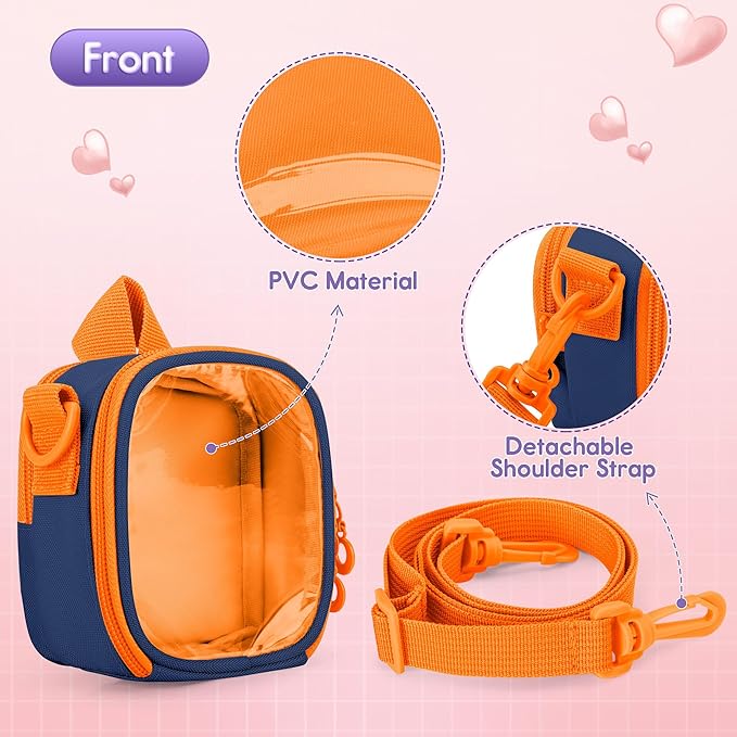 Carrying Case Compatible with Bitzee Interactive Toy Digital Pet, Portable Bag with Shoulder Strap for Virtual Electronic Pet Accessories,Blue (Bag only) Patented Design