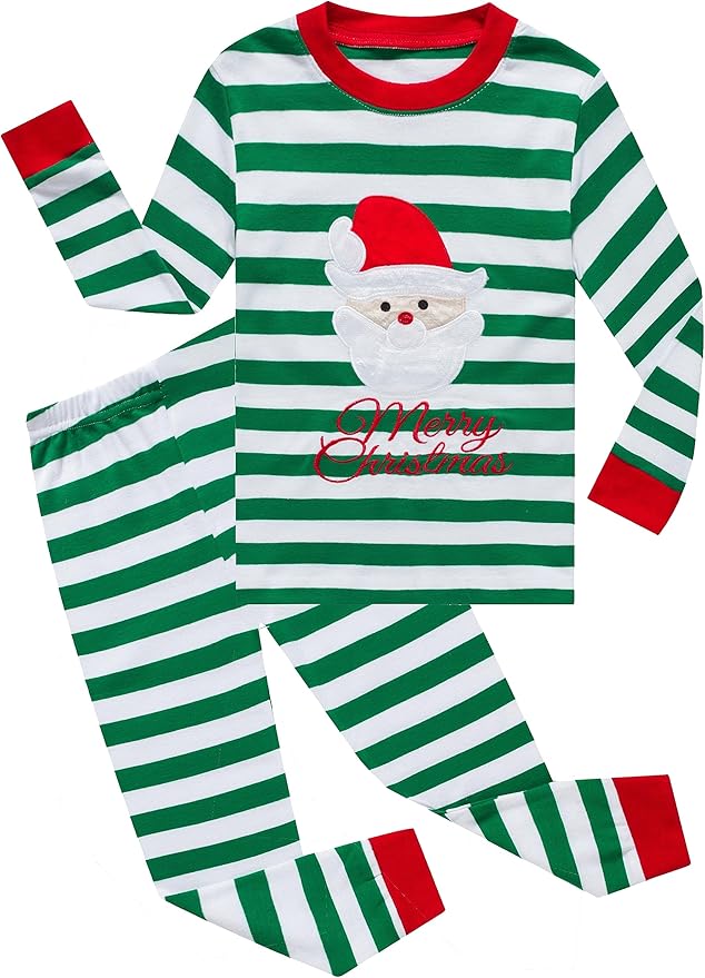 KikizYe Little Big Boys Girls Pajamas Set Kids PJs 100% Cotton Sleepwear
