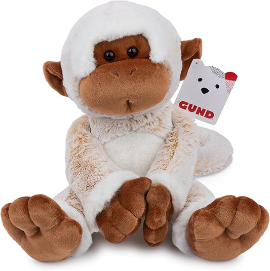 GUND Tilly The Monkey Plush, Premium Stuffed Animal for Ages 1 and Up, Cream/Brown, 15”