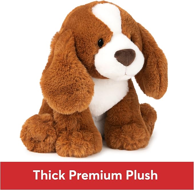 GUND Kian Spaniel Puppy Dog Plush, Stuffed Animal for Ages 1 and Up, 10”, Brown/White