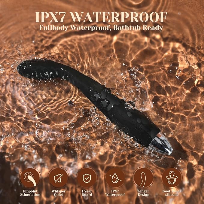 G-Spot Vibrator Dildo Sex Toy - SVAKOM Finger Vibrators Clitoral Stimulator Nipples Vibe with 5*5 Vibrations - Waterproof Clit Personal Wand Massager Dildos Adult Toys for Women Men Couples Pleasure
