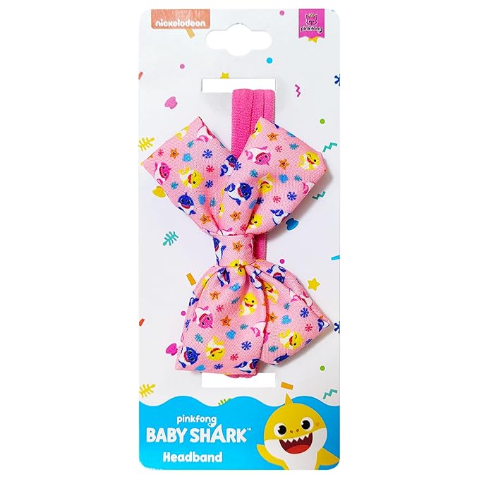 LUV HER Adorable Baby Headband Bows - Soft Elastic Newborn Girl Essentials - Colorful Printed Headbands for Baby Girls