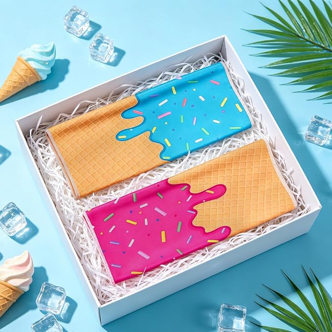 12Pcs Baseball Drip Cooling Towels, Neck Cool Towels Reusable Sweat Wicking Chill Towels Baseball Team Gift,for Baseball Team Summer Party Favors Beach and Camping