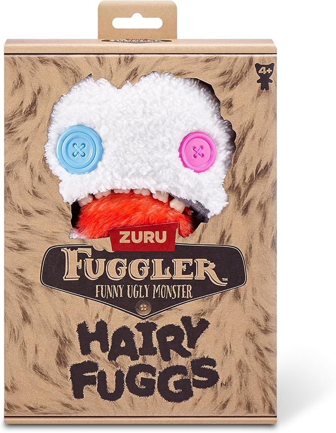 Hairy Fuggs 9-inch Series 1 by ZURU, Funny Ugly Monster Plush Toy