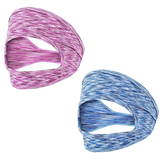 2 Pack VR Eye Mask, Adjustable Breathable VR Sweat Band Comfortable and Sweat-Resistant Eye Face Cover for Meta/Oculus Quest 2/3/3S/Pro Most VR Devices and Any Head Size