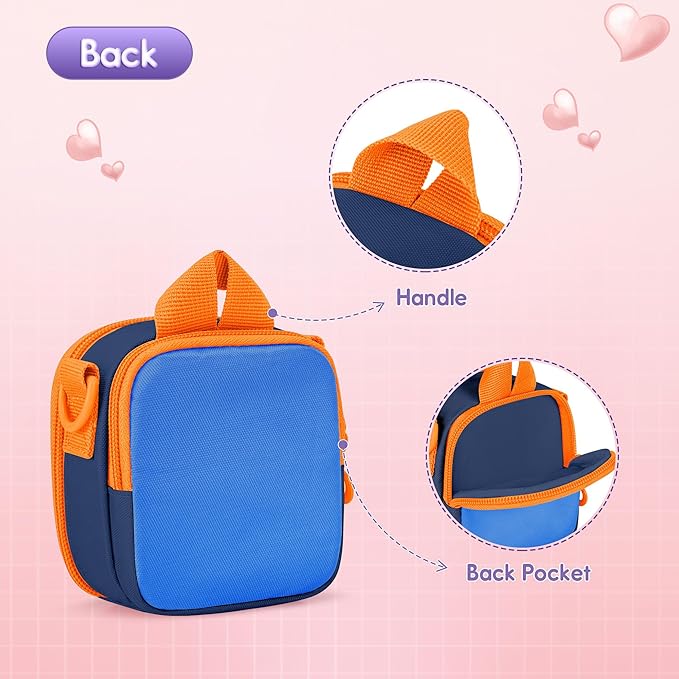 Carrying Case Compatible with Bitzee Interactive Toy Digital Pet, Portable Bag with Shoulder Strap for Virtual Electronic Pet Accessories,Blue (Bag only) Patented Design