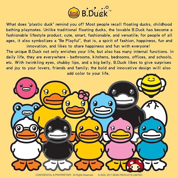 B.DUCK Plush Purse Crossbody Bags Kawaii Handbag with Zipper Cute Duck Shoulder Bag Coin Wallet Toy Purse for Gifts