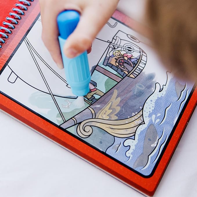 Melissa & Doug On The Go Water Wow! Reusable Water-Reveal Activity Pad – Adventure