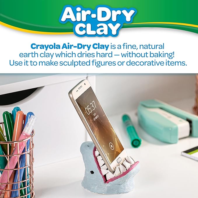 Crayola Air Dry Clay for Kids - White, 25lbs, Bulk Modeling Clay for Kids, No Bake, Sculpting & Molding Material, Bulk Art Supplies for Classrooms