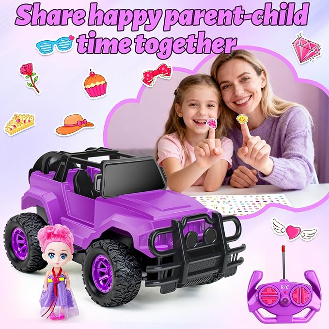 YongnKids Remote Control Car for Kids, 1:20 Scale Rc Trucks for Boys Age 4-7, Rc Truck Cars Toys for Ages 5-7 8-13 Boys Girls Birthday Gift