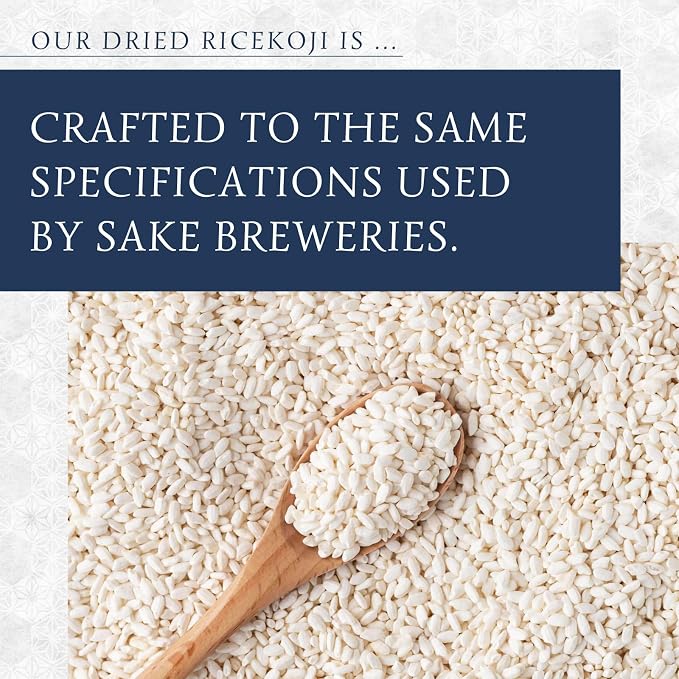 Dried Rice Koji – Made in Japan | For Shio Koji, Miso, Soy Sauce, Amazake | Vegan, Gluten-Free, No Additives (800g)
