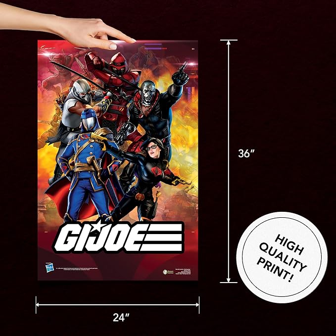 Desert Cactus GI Joe Poster 24 x 36 inch Room Office Décor Decoration Official Fan Gear (24x36,Design 2)
