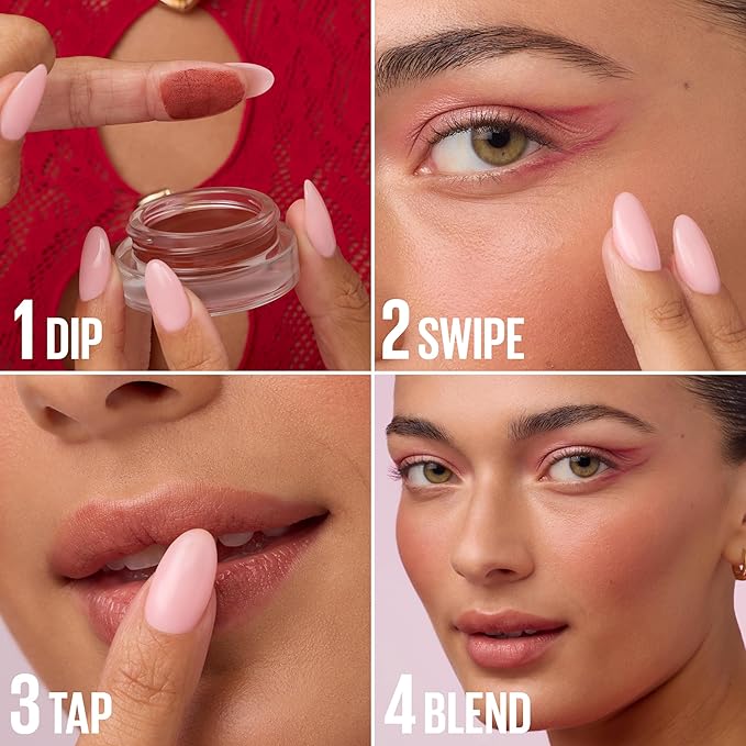 Maybelline Cloudtopia Blush for Cheeks and Lip Mousse, Ultra-Vivid, Pigmented Formula for Up to 14HR of Blush and Lip Makeup Color, Coral Illusion, 1 Count