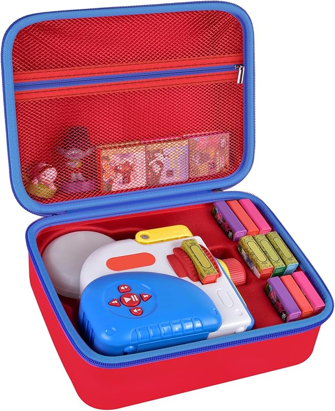 Blue & Red, 2 Cases Compatible with Little Tikes for Story Dream Machine Books Starter Set (Box Only)