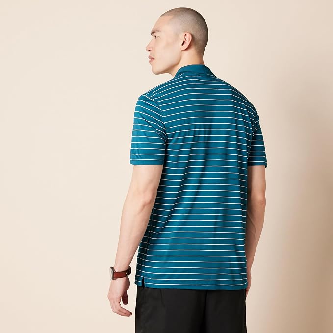 Amazon Essentials Men's Moisture Wicking Golf Polo Shirt, Short Sleeve, Slim-Fit, Quick-Dry, Active Wear
