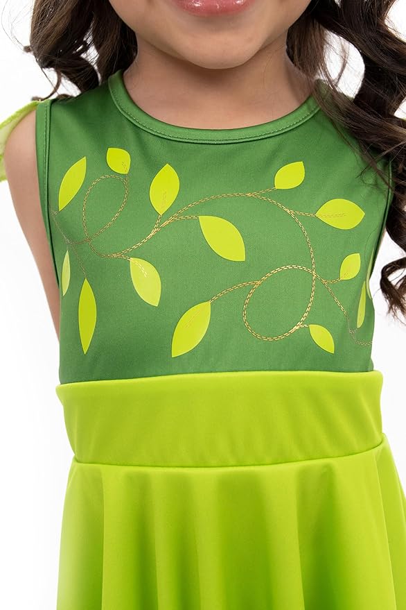 Little Adventures Tinkerbell Twirl Dress Up Costume - Machine Washable Child Pretend Play Party Dress