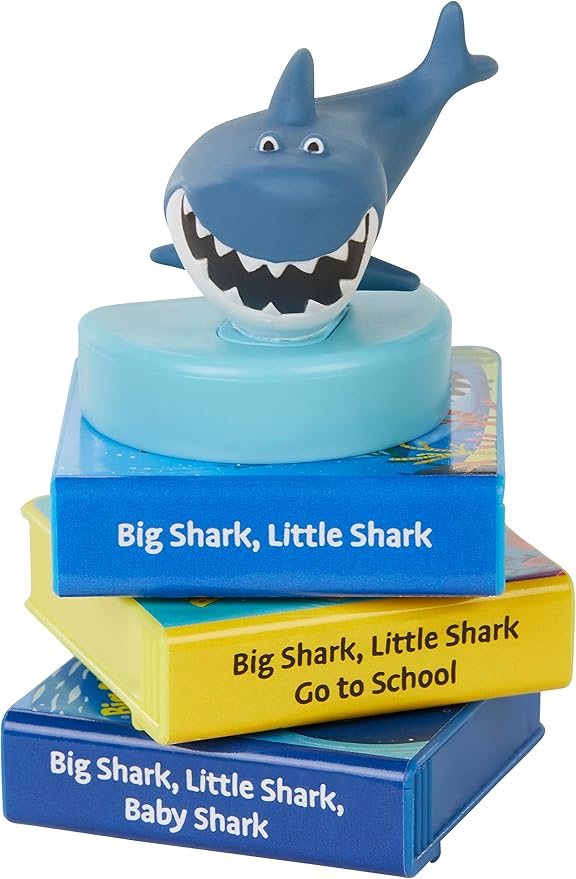 Little Tikes Story Dream Machine Big Shark, Little Shark Story Collection, Storytime, Books, Random House, Audio Play Character, Gift and Toy for Toddlers and Kids Girls Boys Ages 3+ Years