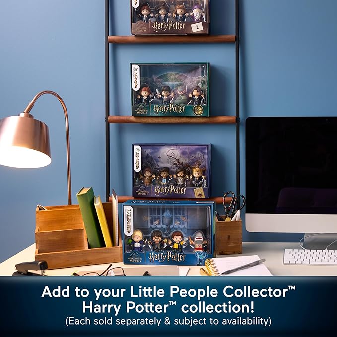 Little People Collector Harry Potter and The Goblet of Fire Special Edition Set for Adults & Fans, 4 Figures in a Display Box