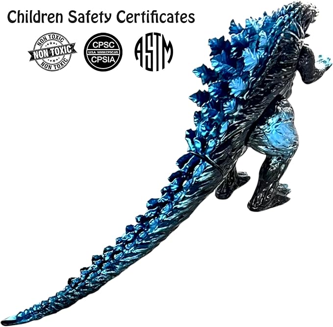 TwCare Godzilla vs. Kong Toy Action Figure: King of The Monsters, Movie Series Movable Joints Soft Vinyl, Travel Bag