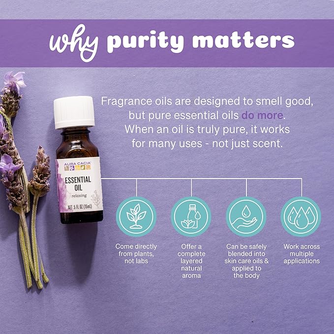 Aura Cacia Chill Pill Essential Oil Blend, 100% Pure Essential Oils - Aromatherapy for Diffusers, Relaxation, Massage | 0.5 Fl Oz (Pack of 1)