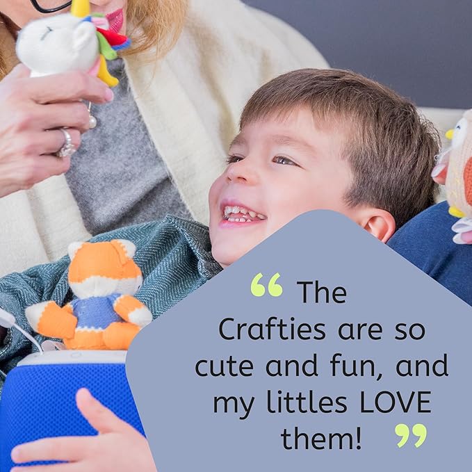 Storypod Craftie | Daniel Tiger | Audio Yarn Character for The Screen Free Audio Learning System for Preschoolers | Stories & Songs from The Beloved TV Show