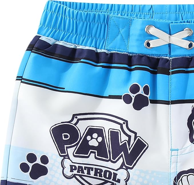 Paw Patrol Marshall Chase Rubble Boys UPF 50+ Swim Trunks Shorts Bathing Suit for Toddler and Big Kids