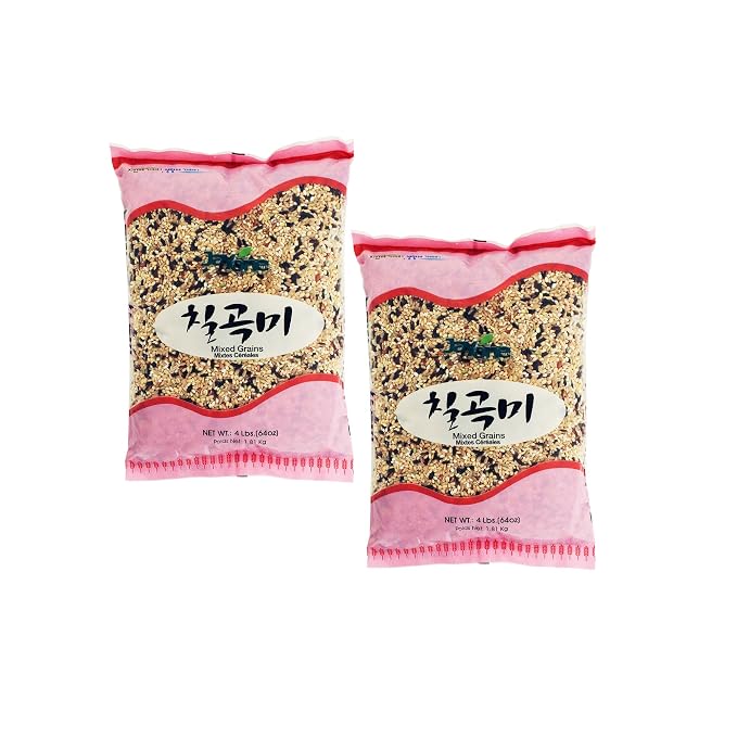 Jay One 7 Grains Mixed Pack for White Rice (2 pack, 7 Grain Mix)