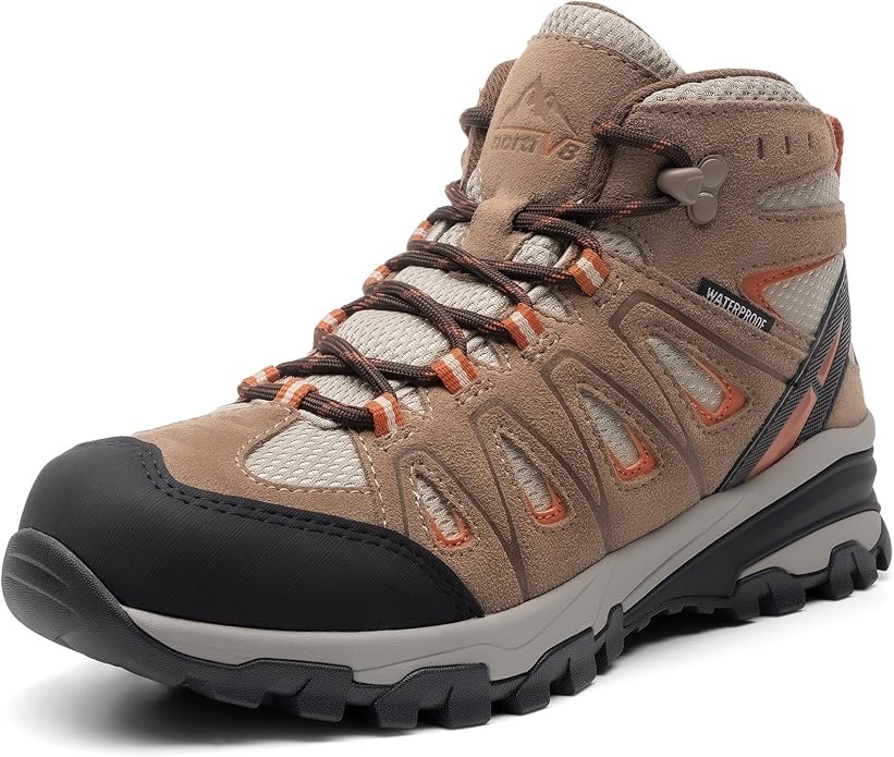 NORTIV 8 Women's Waterproof Hiking Boots Outdoor Trekking Camping Trail Hiking Boot Seeker