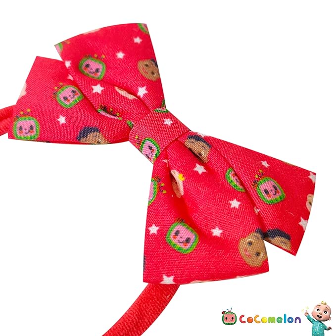 Baby Accessories Adorable CocoMelon Baby Headband Bows Soft Elastic Newborn Girl Essentials