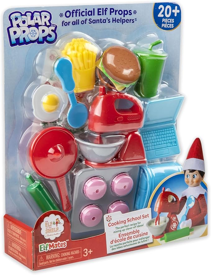 Elf on The Shelf - Brown Eyed Boy Scout Elf & Elf Polar Props