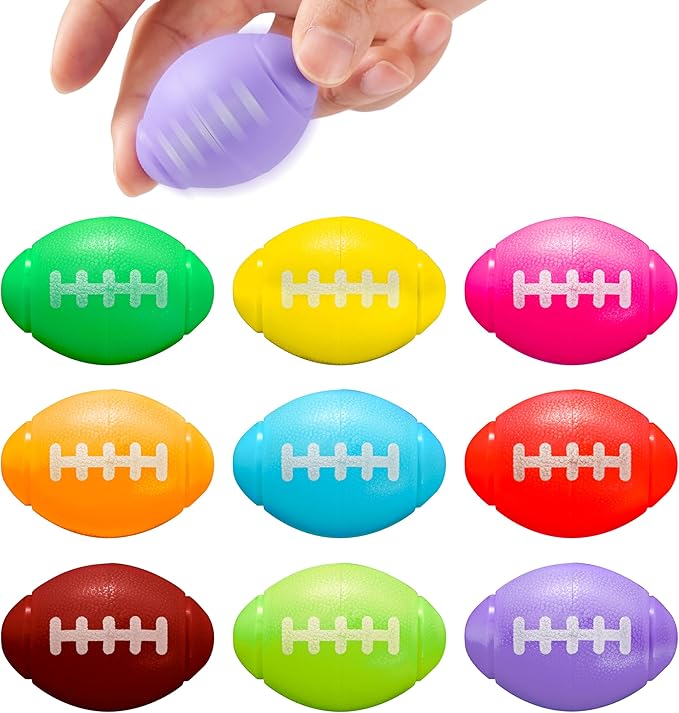 JOYIN 36 Pack Football Fidget Spinners for Kids, Football Party Favors, Fidget Toys Bulk, Stress Balls, Goodie Bag Stuffers for Birthday Party, Treasure Box for Classroom