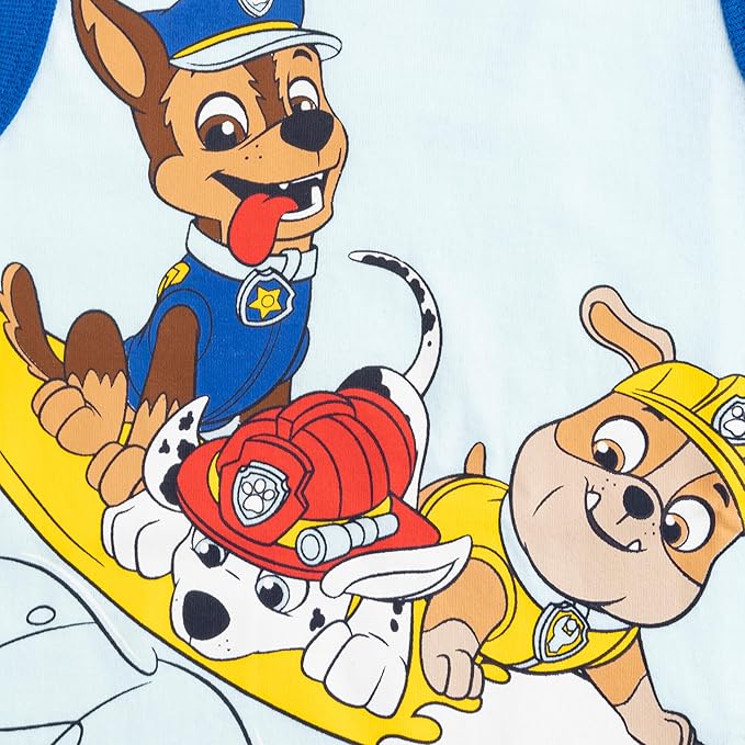 Paw Patrol Nickelodeon Marshall, Rubble and Chase Boys’ Tank 2 Pack for Toddler and Little Kids – Grey/White