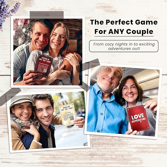 Love Adventure - 40+ Fun & Romantic Scratch Off Date Night Ideas for Couples, Ideal Gifts for Anniversary, Girlfriend Birthday Gift, Bridal Shower Gift, Wedding Gifts for Couples 2025