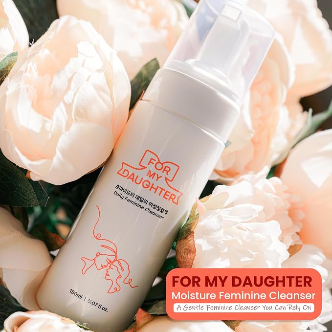 for my daughter Moisture Feminine Wash | Gentle Foam Wash with HPA Complex & | pH Balanced for Intimate Hygiene | Dermatologist-Tested – 150ml (5.07oz)
