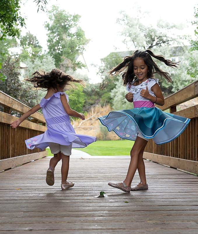 Little Adventures Miracle Princess Twirl Dress - Machine Washable Girls Child Pretend Play and Party Outfit with No Glitter