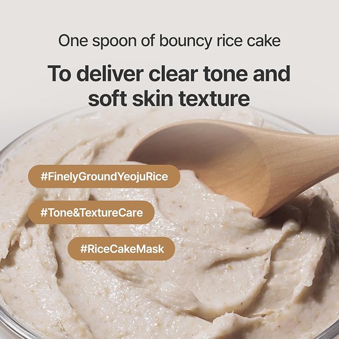 I'm From Rice Mask, Soft Exfoliating Wash-Off Rice Mask, Glass&Dewy, Hydration, Korean Skin Care 2.37fl.oz