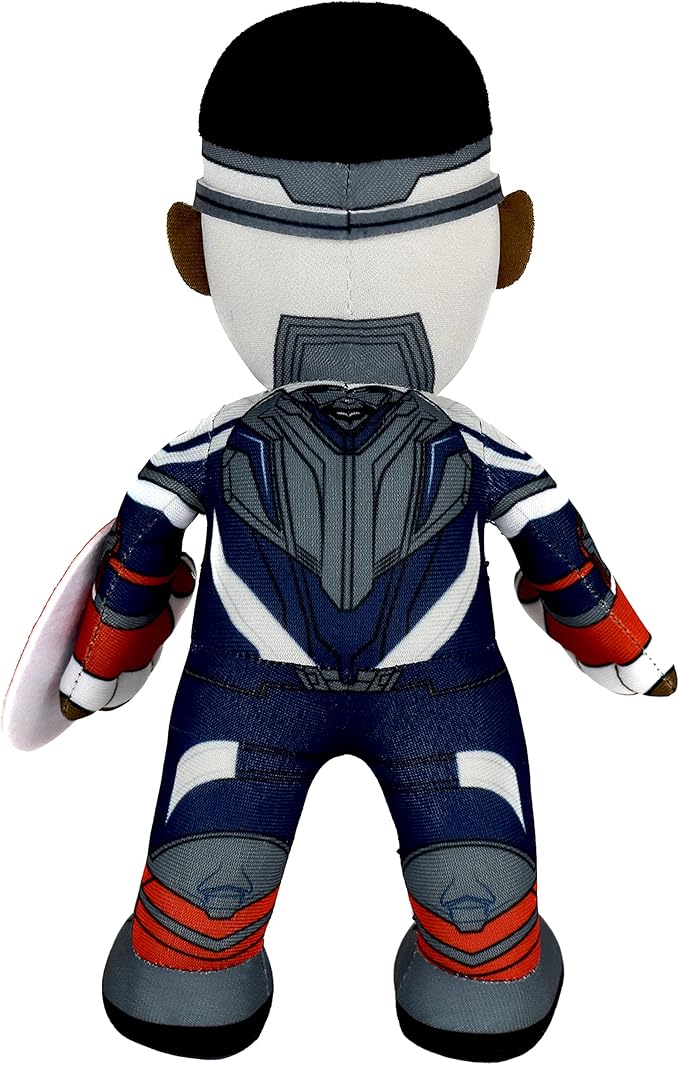 Bleacher Creatures Marvel Captain America 10" Plush Figure - Falcon Cap Superheroes for Play and Display