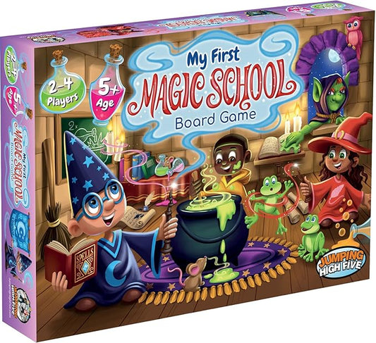 My First Magic School Board Game - A Magical Wizard Adventure Game for Kids Ages 5 and Up, Learn New Skills While Casting Spells and Racing Across The Enchanted Grounds