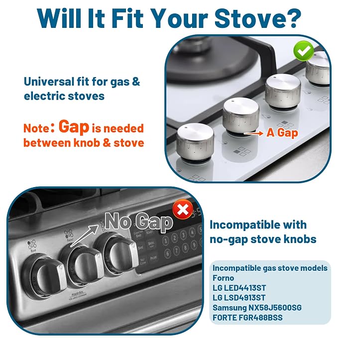 Childproof Stove Knob Safety Covers, Oven Knob Covers for Child Safety 5 Pack, Black Stove Knob Covers & Gas Stove Locks,Heat-Resistant Adhesive,Double-Key Baby Proof Covers for Gas/Electric Burner ﻿