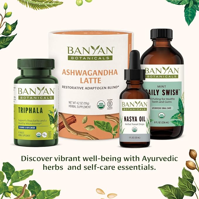 Banyan Botanicals Kapha Massage Oil – Organic Massage Oil with Chitrak and Tulsi – Warming Ayurvedic Oil to Revitalize The Tissues and Awaken The Mind – 8 oz. – Non-GMO Sustainably Sourced Vegan